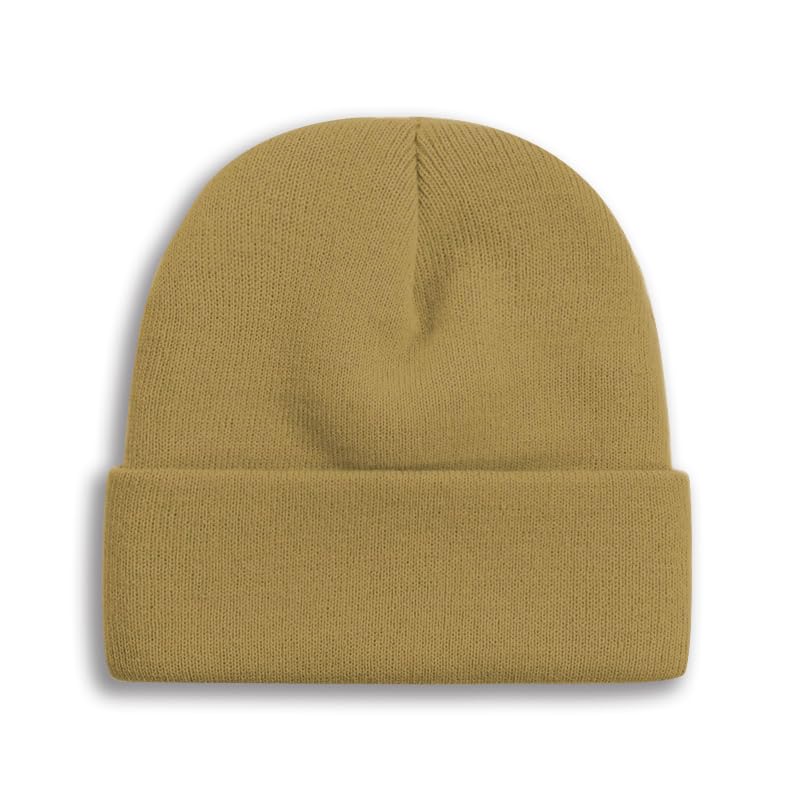 Image of Rosoz Unisex Beanie Winter Knitted Skull Cuffed Soft Warm Hat for Men /Women Slouchy Ski Watch Cap