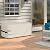 Porch Shield Patio Deck Box Storage Cover - 600D Outdoor Waterproof Cover for 73 Gallon Box Tear Resistant Rectangular Fire Pit Table Covers 44 x 28 x 24 inch Beige