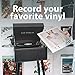 Victrola Liberty – Bluetooth Record Player – 5-in-1 Turntable with Vinyl Stream, FM Radio, USB Playback, Built-in Speakers, Use as Stand or Tabletop Player (Espresso)