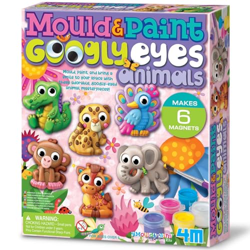 4M 3D Mould & Paint (Googly Eyes Animals)