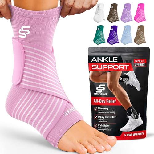 Sleeve Stars Ankle Brace with Removable Strap