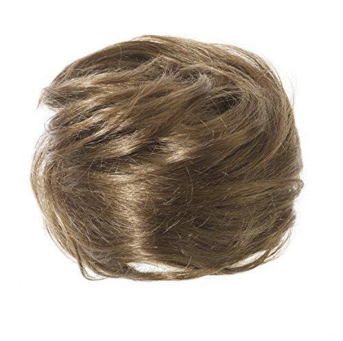 American Dream Medium Human Hair Bun, Dark Ash Brown Number 6