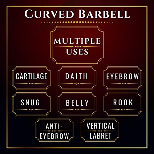 2Pcs Surgical Steel 18G 1/4 6Mm Barbell Curved Piercing Jewelry Daith Lip Labret Eyebrow 3Mm Blue Zircon Crystal Ball M10903 #TOP5