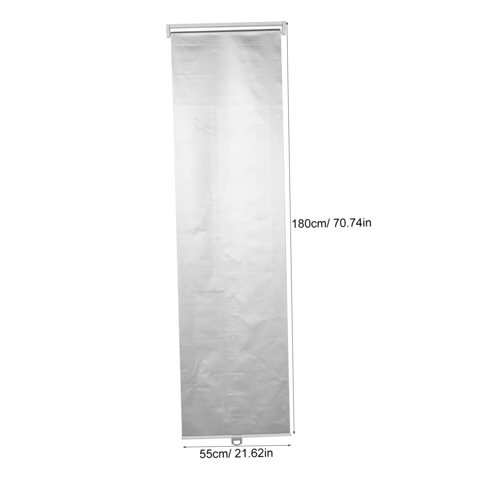 ABOOFAN Tenda Rullo Oscurante senza Fili, Tenda Rullo Isolante Termica Bianca in Poliestere e Metallo, Protezione Uv, per Finestre e Porte, Casa e Soggiorno, e Animali Domestici