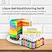 Chefmaster - Liqua-Gel Food Coloring - 12 Color Set B - Fade Resistant - 12 Pack - Vibrant, Eye-Catching Colors, Easy-To-Blend Formula, Fade-Resistant - Made in the USA