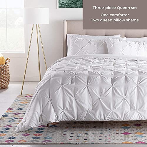 Linenspa LS90QQPPWHMICO All Season Hypoallergenic Down Alternative Microfiber Comforter thumb #4