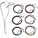LAOYE 6 Pcs Cordons Lunettes Homme Cordon Lunette Femme Fil Lunettes Ficelle Lunette Sangle de Lunettes Attache Lunettes Chaine Lunette Corde de Lunettes Réglable Universel