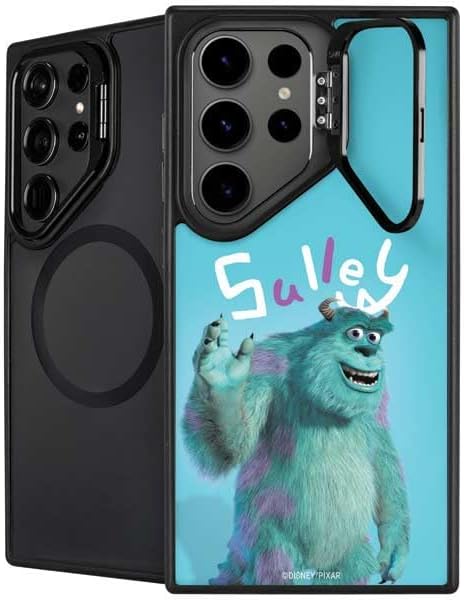 Skinit Kickstand Phone Case Compatible with Galaxy S24 Ultra - Officially Licensed Disney Monsters Inc. Scream Canister Design