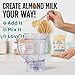 Burroughs Family Farms USDA Organic Almond Milk Concentrate, 16 Oz – First Regenerative Organic Certified Farm, Shelf-Stable, No Added Sugars or Preservatives – Unsweetened Almond Milk On Demand, 28 Servings – Gluten-Free, Non-GMO, Vegan, Paleo & Keto-Friendly