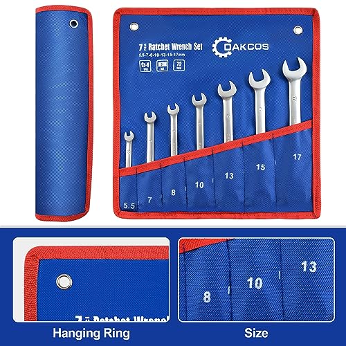 DAKCOS Set di chiavi combinate a