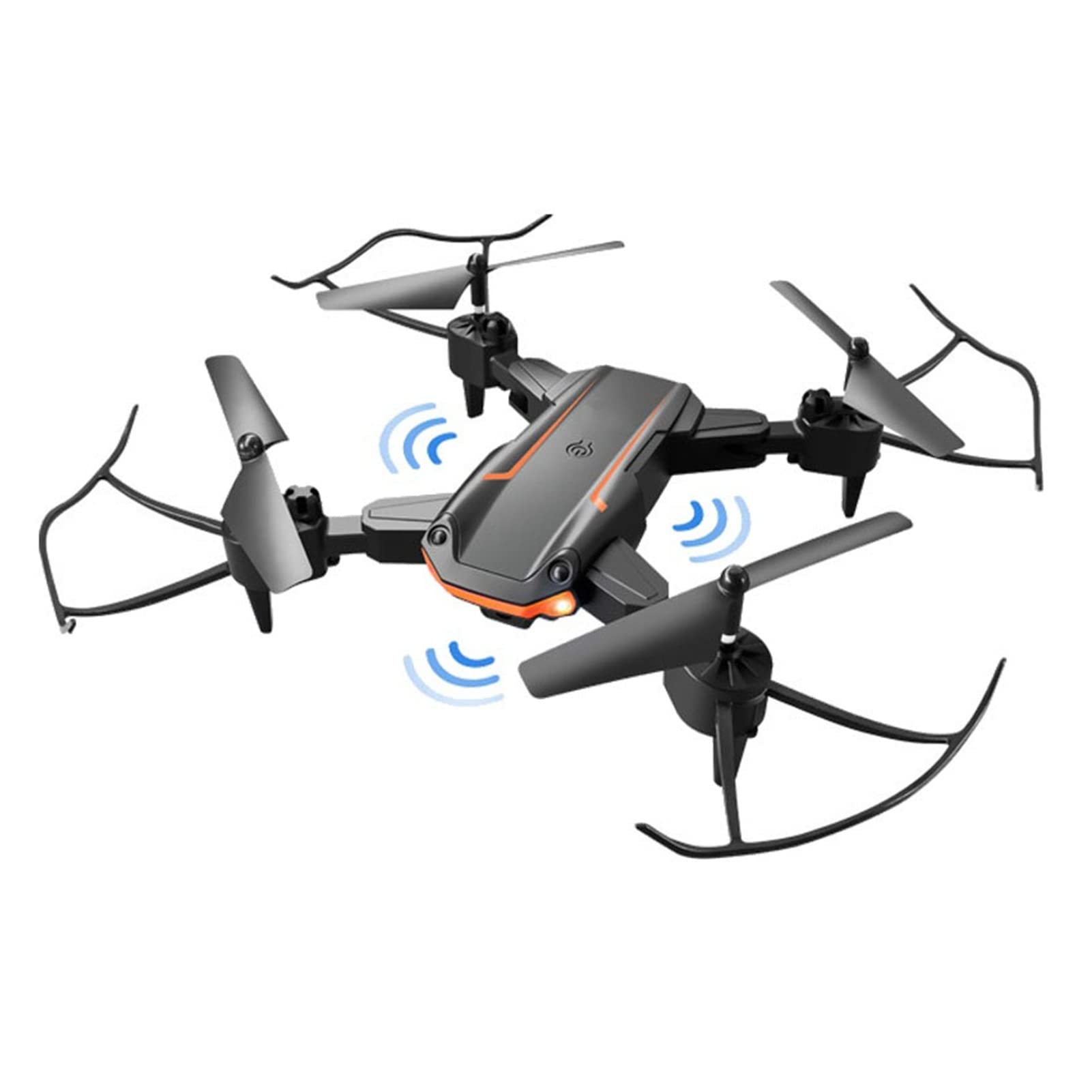 Drone Mini Drone 4K Podwójna kamera HD Kamera szerokokątna WiFi Fotografia lotnicza Helikopter Składany quadcopter Drone Zabawka (Kolor : 4K Podwójny aparat Rozmiar : 1) (4K Podwójny aparat 1)
