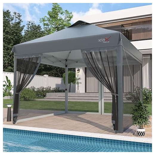 RELAX FIELD 10x10 Pop Up Canopy Tent