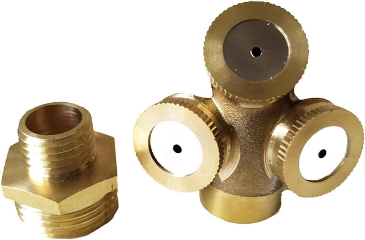 Gardening Irrigation Dripper Garden Watering Brass Spray Nozzle 1/2 Inch Garden Sprinkler Water Connector