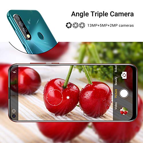 Unlocked Cell Phone, OUKITEL C17 Pro 64GB+4GB Unlocked Phones 13+5MP Triple-Lens Camera Unlocked Smartphone 6.35 inch Blind Hole Display Mobile Phone MT6763 CPU -Sunrise - Thumbnail 2