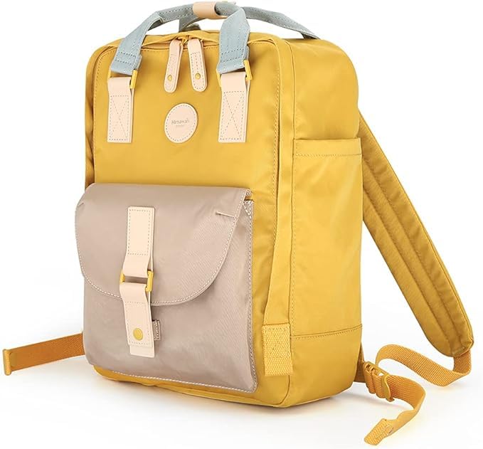 Image of MOCA Himwari Series Waterproof 13-Inch Laptop Backpack for Mens & Womens - Lightweight Multi-Pocket Travel, Work, & College School Daypack Men Women Teens