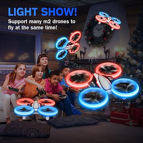 Mini Drone For Kids, Christmas Cool Toys Gifts For Boys Girls With Led Light, Portable Indoor Rc Quadcopters, Small Remote Control Drone Flying Toys For Teen Boys Girls Beginners #TOP1