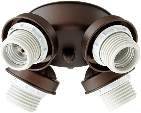 Quorum International 2401-8086 Flush Shift 4 CFL Light Kit, Oiled Bronze