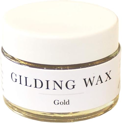 Jolie Cera dorada - Acabado metálico para muebles, herrajes y decoración, dorado, 1 onza 1.0 fl oz