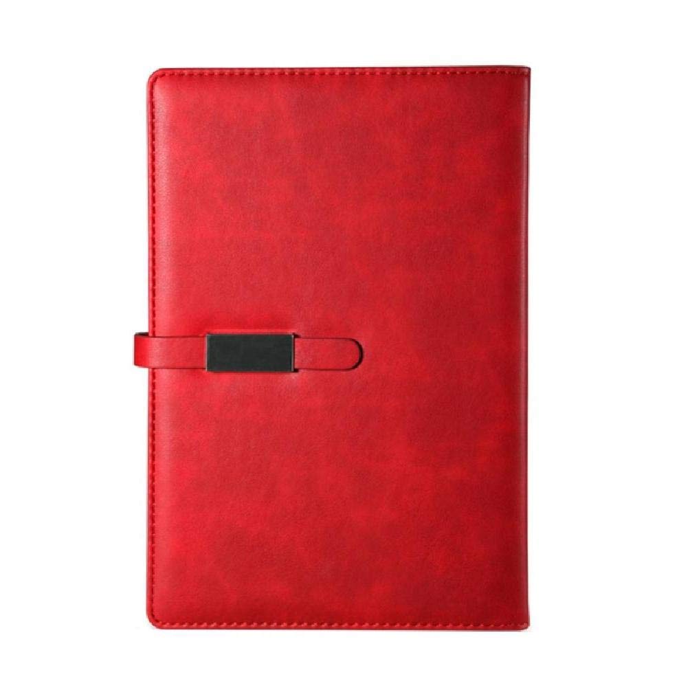 Carnet de notes B5 ligné en cuir PU avec boucle pour fournitures scolaires