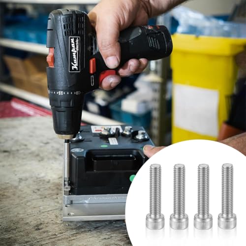 100 Stück M3 x 10 Zylinderschrauben mit Innensechskant, Edelstahl Zylinderschrauben mit Innensechskant