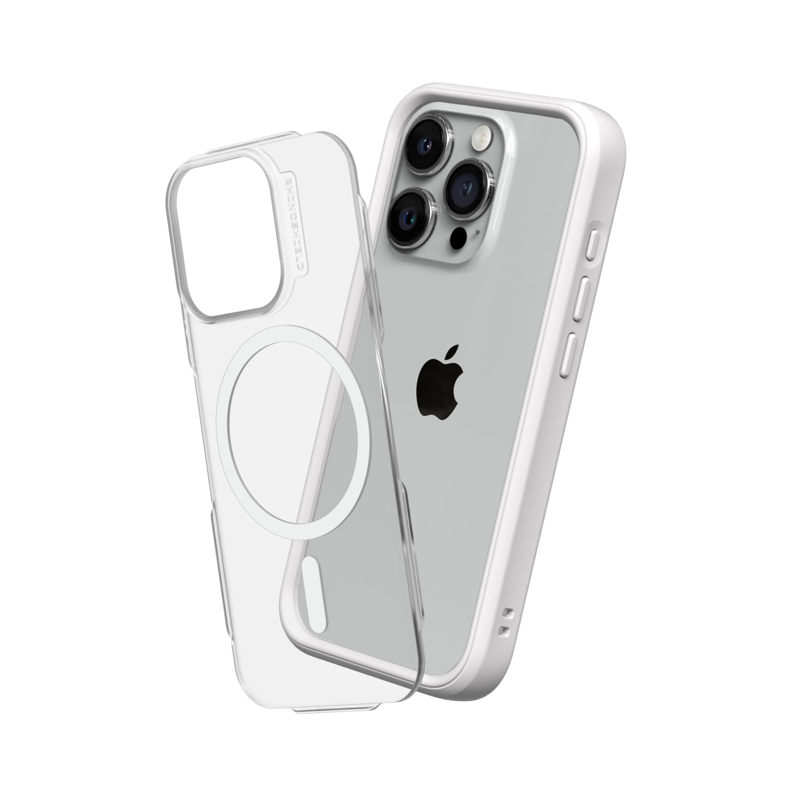 Force magnétique supérieure RhinoShield Mod NX coque iPhone 15 Pro Max MagSafe