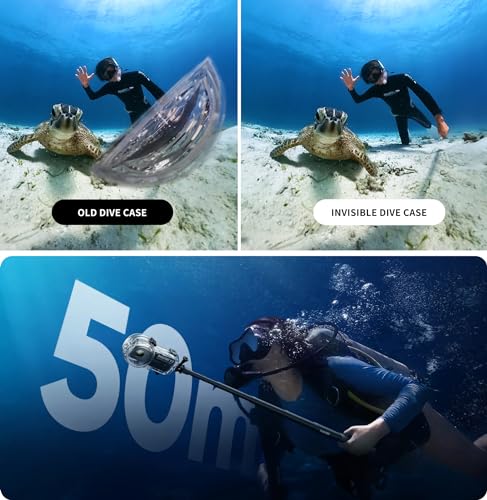 Ficha técnica Reescribe Insta360 X3 Kit de Buceo de cámara de acción de 360 Grados Incluye Estuche de Buceo Invisible de 50 m Palo Selfie Invisible Palo Selfie Flotante Transparente 128 GB - Fernando Cortés