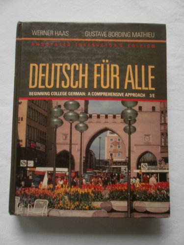 Deutsch fu¨r alle: Beginning college German : a... 0471854255 Book Cover