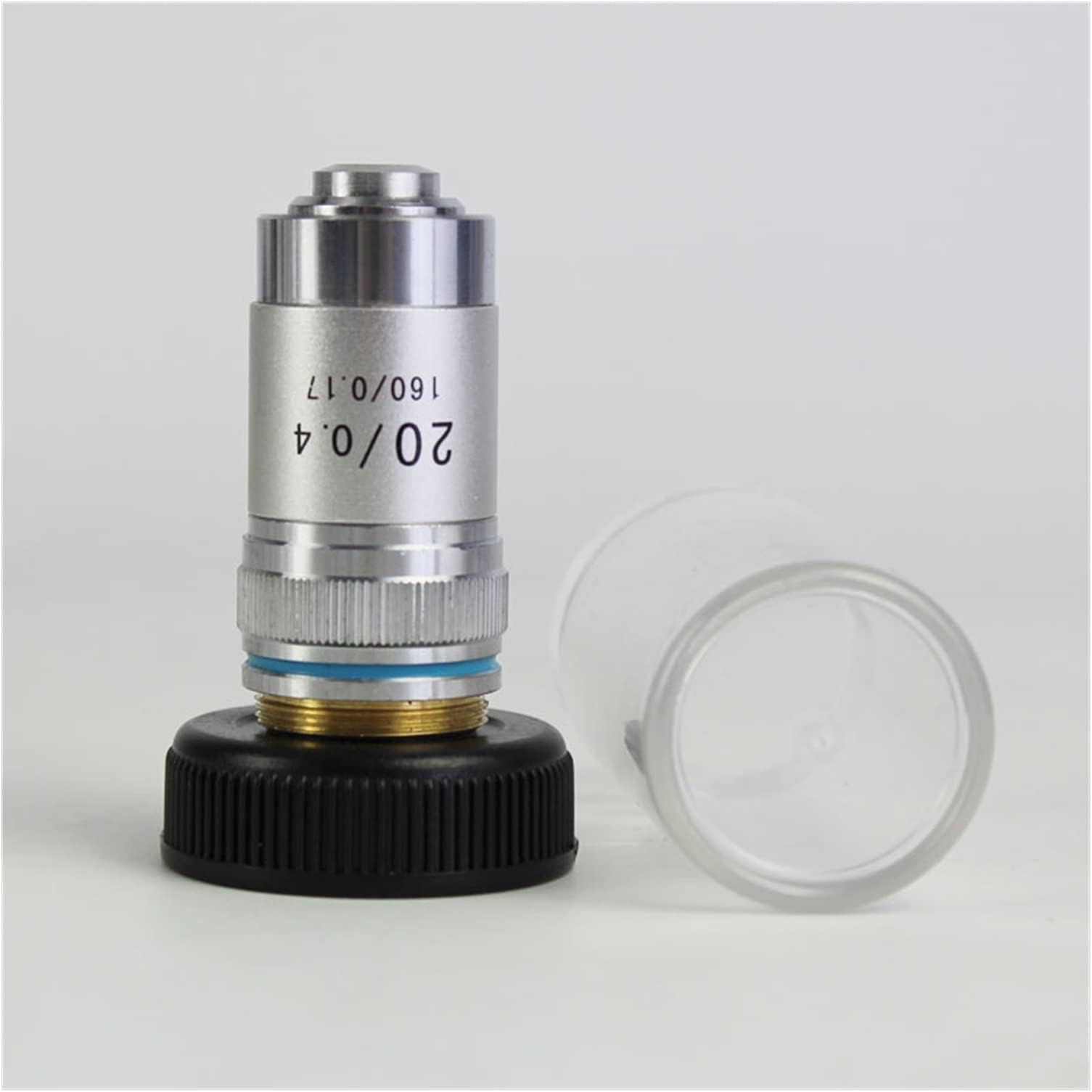 Microscope Semi-plan Achromatic Objective Lens 195 Mm For Biological Microscope Conjugate Distance 4X/10X/20X/100X, 160/0.17 45EP(20X)