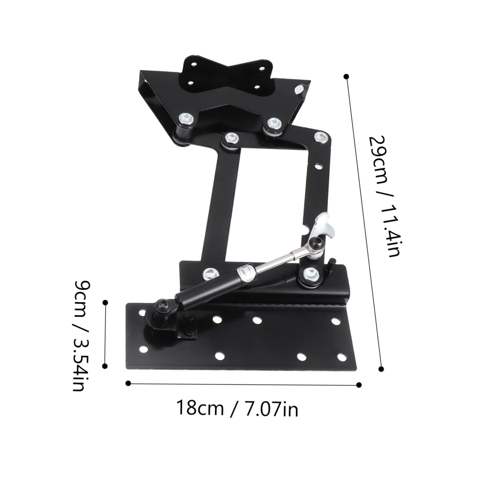 FOYTOKI Hydraulic Lift Table Coffee Table Lift Mechanism Heavy Duty Furniture Lifting Rack Random Style