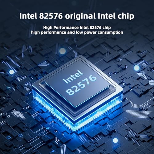 Tarjeta de red Gigabit PCIe Dual RJ45 con chipset Intel 82576, adaptador Ethernet 1Gbps, PCIe x4, perfil bajo y completo para servidores y PCs miniatura 2