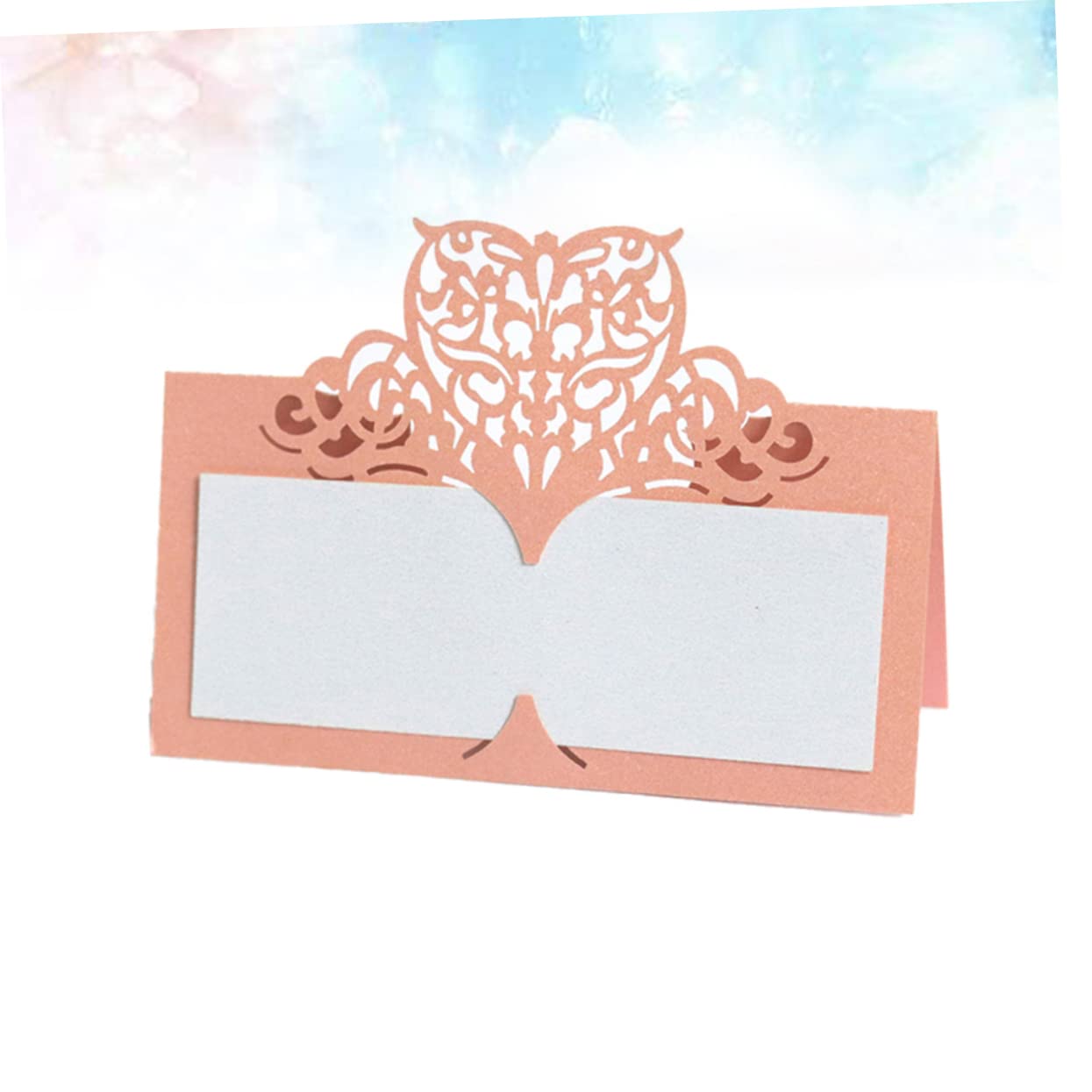 Alipis 150stücke Liebe Herzförmige Platzkarten Vintage Papier Tischkarten Für Und Feiern Namensschilder Für Gäste Und Festliche Anlässe