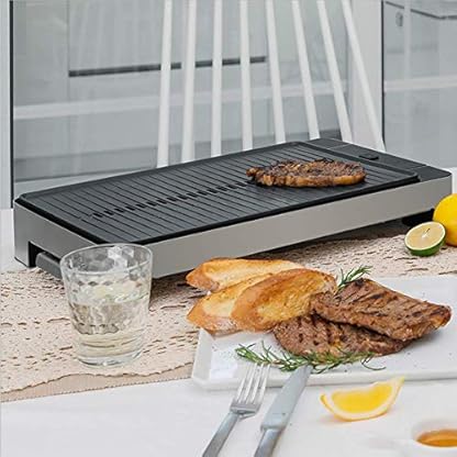 Elektrischer Elektrogrill Tischgrill Elektrogrill max 1680 Watt für Balkon Garten Indoor Antihaftbeschichtung… – Bild 5