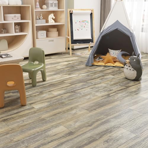 Dalle PVC adhesive sol cuisine gris marron 30x30cm - 8