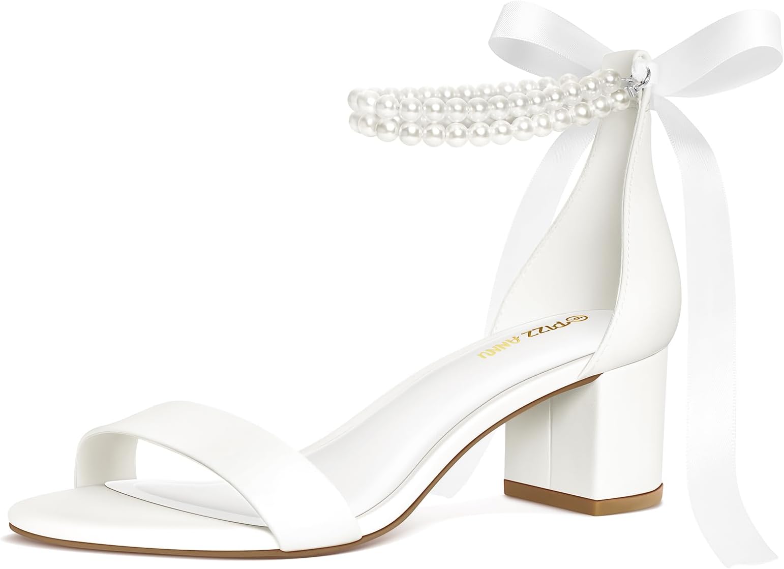 Women's Low Block Chunky Heels Sandals Comfortable Open Toe Ankle Strap Party Dress Pump Shoes Strappy Buckle Heeled Sandal with 2 Inches Tall Thick Heel Design