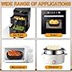 Silikonform HeißLuftfritteuse für COSORI Turbo Tower Pro Heißluftfritteuse 10,8L Double Stack Airfryer, Airfryer Silikonform Antihaft für Air Fryer CAF-DC112-ADE & CAF-DC113S-ADE LEinsatz Zubehör