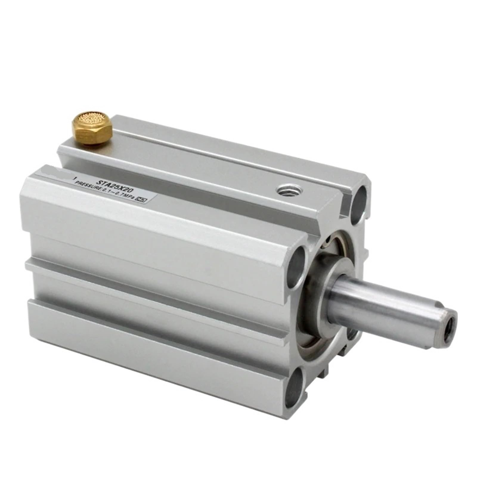 Vérin compact STA50 simple effet pour guidage en espace restreint