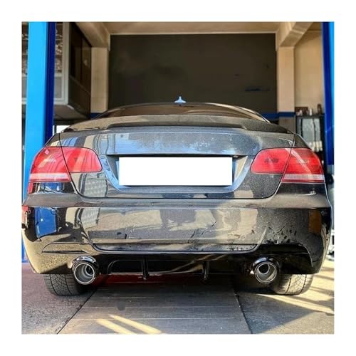 Silenciador escape doble para E90 E92 320i compatible con kit de carrocería 4