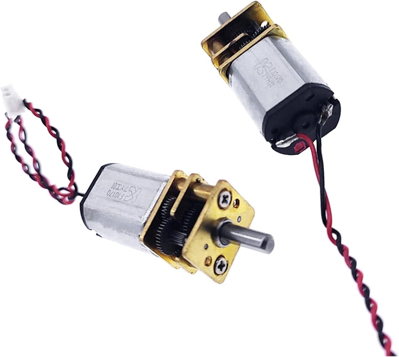 DC Motor 5Pcs G12-N20 Micro Metal Gear Motor with Gearwheel D C Motors Reduction Motor D Shaft 3V-9V Rated Voltage 6V Rated Speed 66RPM