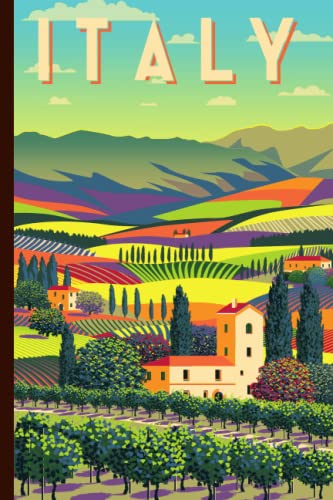 Italy: Vintage Travel Journal, Notebook, Diary for Home, School, ...