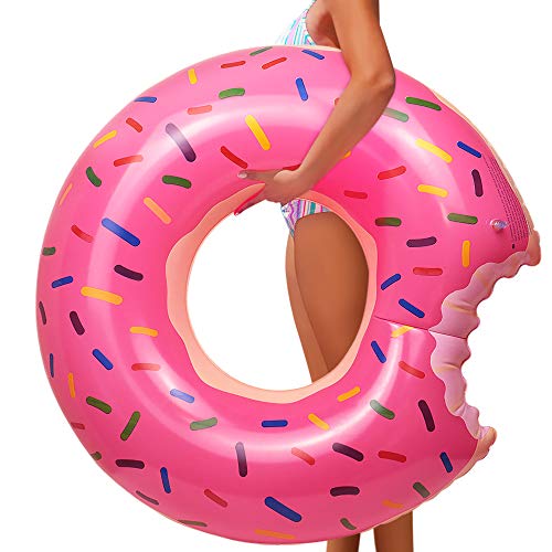 Galleggiante Fenicottero Rosa Junior 26 Pollici – Gonfiabile Con Glitter Per Spiaggia E Piscina