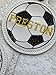 Personalized Soccer Bag Name Tag, Handmade