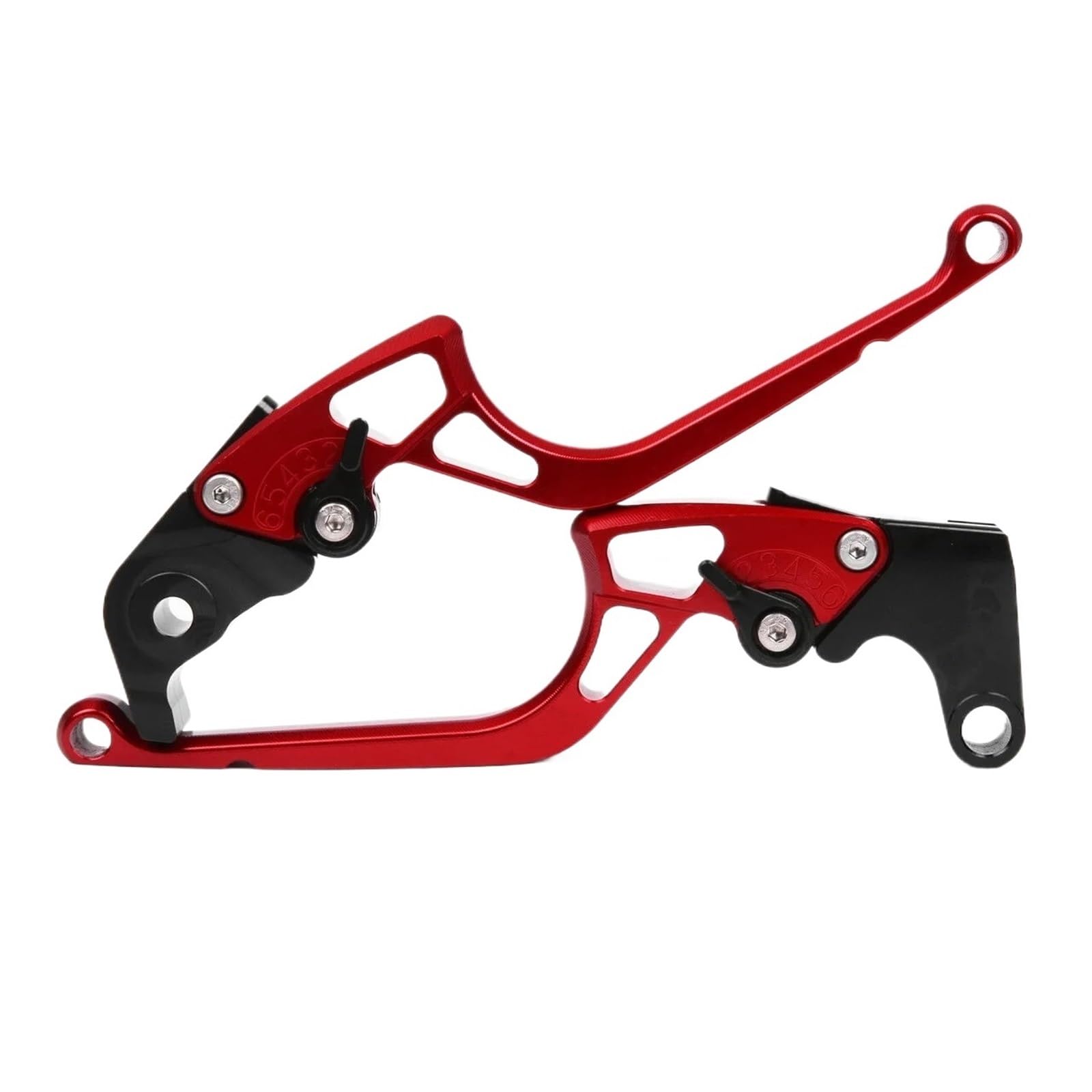 Wkdyriwo Red Ergonomic Motorcycle Brake Clutch Levers For Ka&Wasaki For Ni&Nja 650R Er6f Z650 Z900 17-18 For Ver&Sys 650Cc 1000 S 650Cc 15-18 Motorcycle Brake Clutch Levers