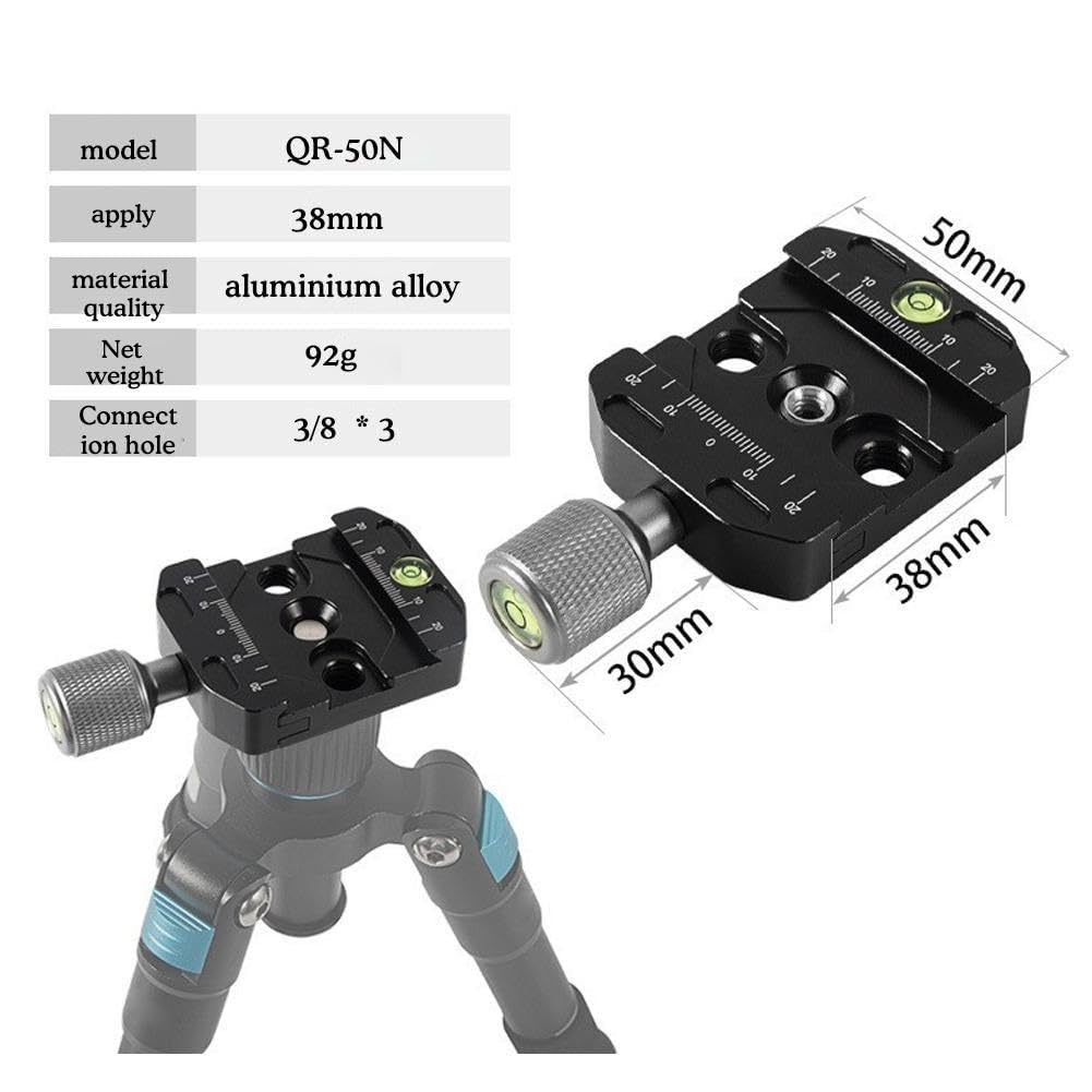 FAEFTY Super Clamp Pince Caméra Photo + Mini Tête Rotule pour Appareil Photo Monopode Trépied Moniteur Flash