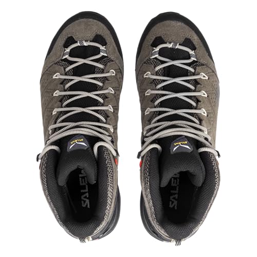 Image of Salewa Women's Alp Mate Mid Waterproof Trekking & Hiking Boot - Brindle /Oatmeal - 8.5