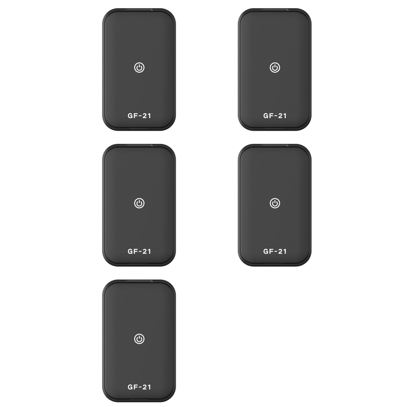5X Rastreador GPS GF21, Posicionamiento Preciso, Minirastreador de Coche, Rastreador GPS Universal para Bicicletas para Personas Mayores y Niños