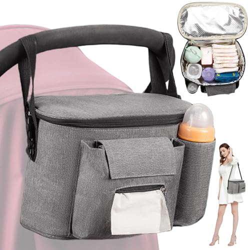 Organizzatore Per Passeggino Focket - Borsa Portaoggetti Con Cerniera, Design Coniglio - Foto 4