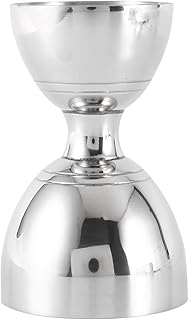 Restrdt Stainles Steel Bar Jigger 1/2Oz ,Cocktail Jigger Measuring Cups Jigger 1Oz 2Oz silver