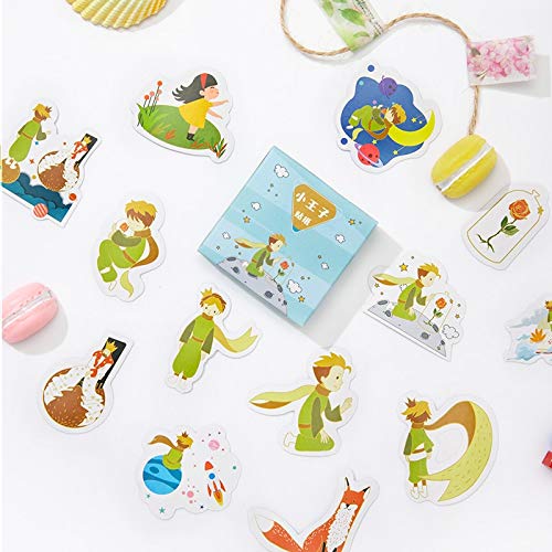 Preisvergleich Produktbild Kleiner Prinz Klebrige Aufkleber Boxed Scrapbooking DIY Office Briefpapier Schulbedarf45Stücke / Packung