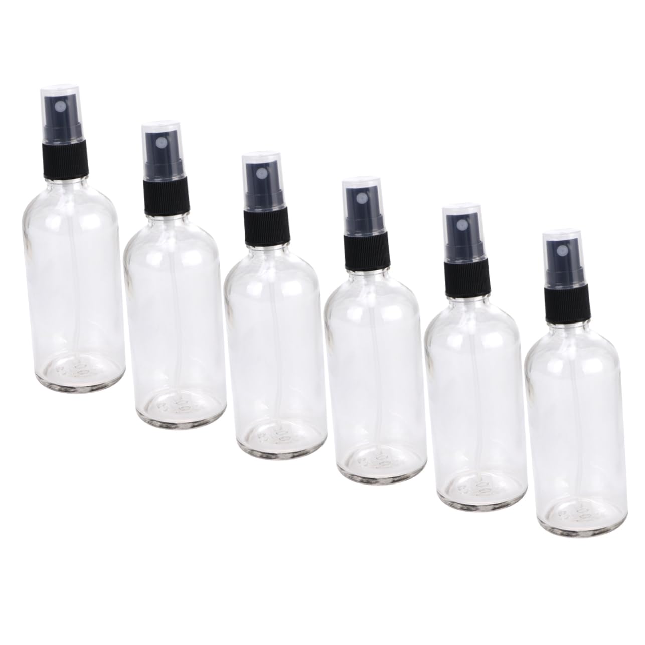 POPETPOP Flacon Pulvérisateur Vide Rechargeable en Verre 100ml, Lot de 6