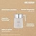 Severin Design Induktions-Milchaufschäumer, elektrischer Milchschäumer mit Edelstahlbehälter, kaltes und warmes Aufschäumen, Schokoladen-Funktion, geeignet für vegane Milch, Aesthetic, beige, SM 3589
